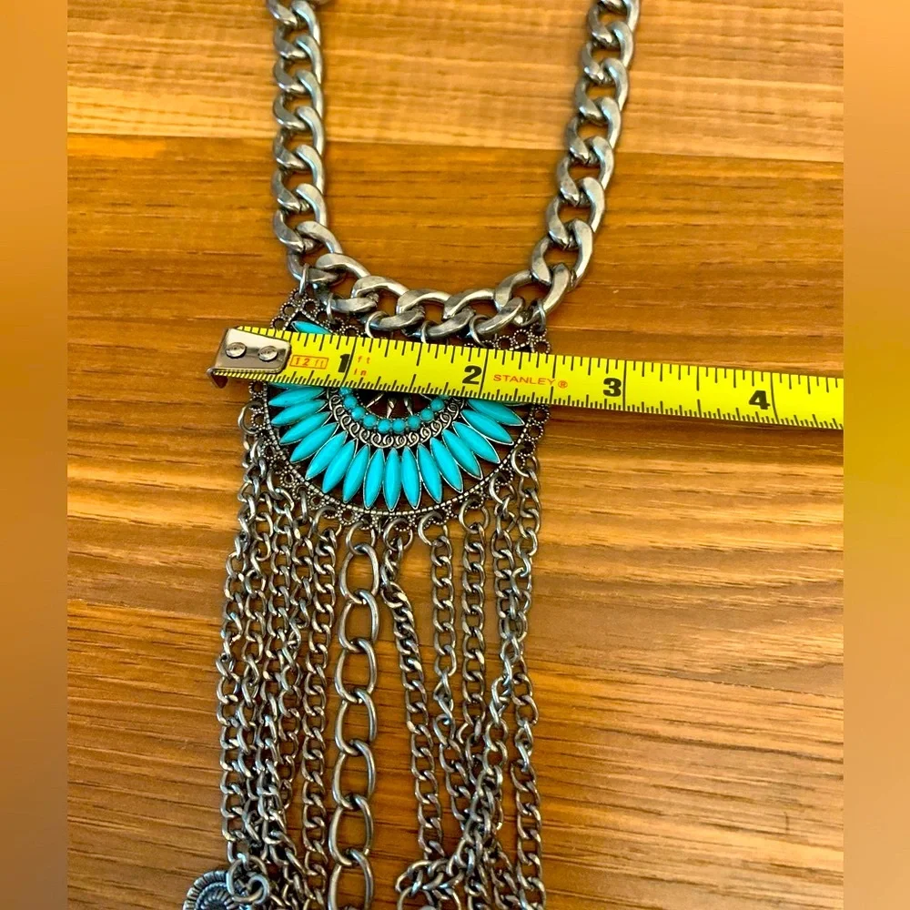 Southwestern Bohemian Boho Statement Necklace